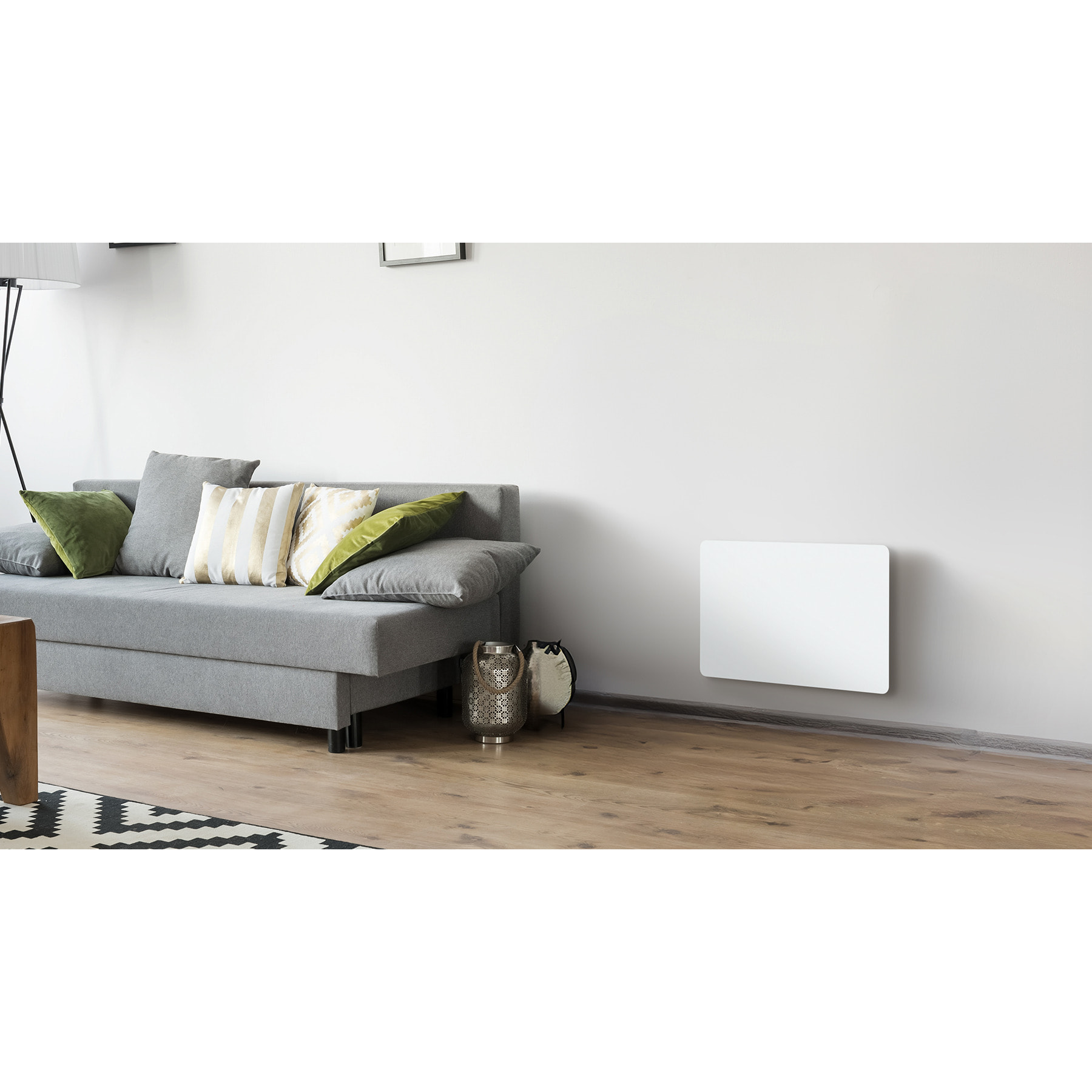 Radiateur Électrique Céramique Blanc 1500W Blanc YLIAS