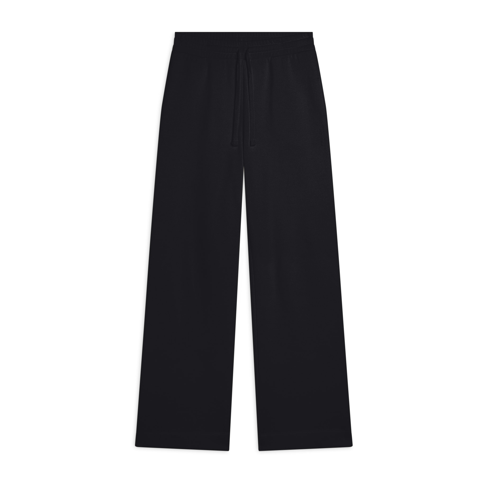 Pantalone da donna con gamba ampia in felpa