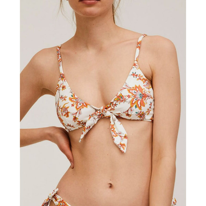 Top de bikini con lazo de quita y pon