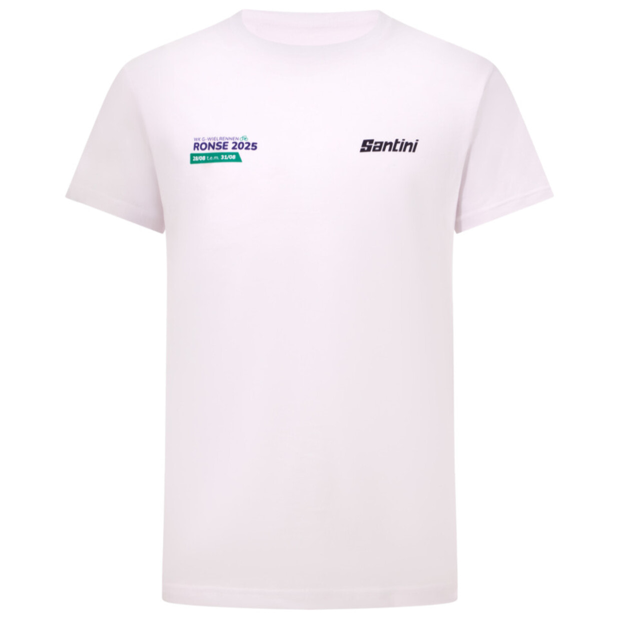 2025 Para Cycling Wc Ronse - T-Shirt - Bianco - Unisex