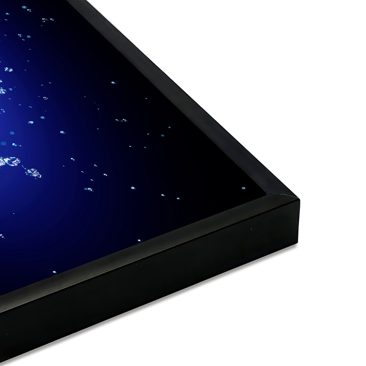 Affiche encadrée fruits éclaboussés Affiche + cadre en métal - Noir