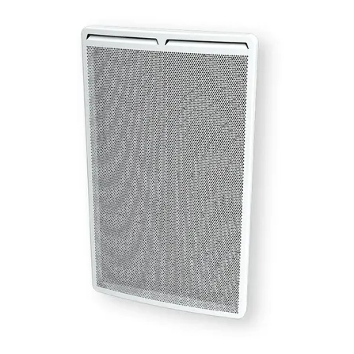 Radiateur Panneau rayonnant Vertical LCD Aluminium Blanc 1500W