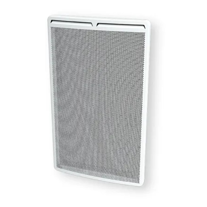 Radiateur Panneau rayonnant Vertical LCD Aluminium Blanc 1500W
