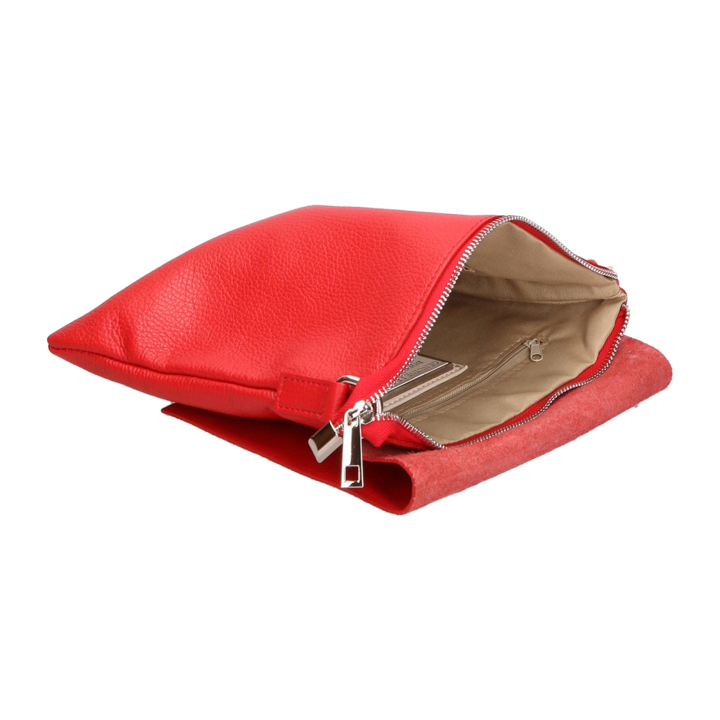 Borsa a tracolla da donna - Modello Gemma - Vera pelle - 25.5 x 23.5 x 1.0 cm