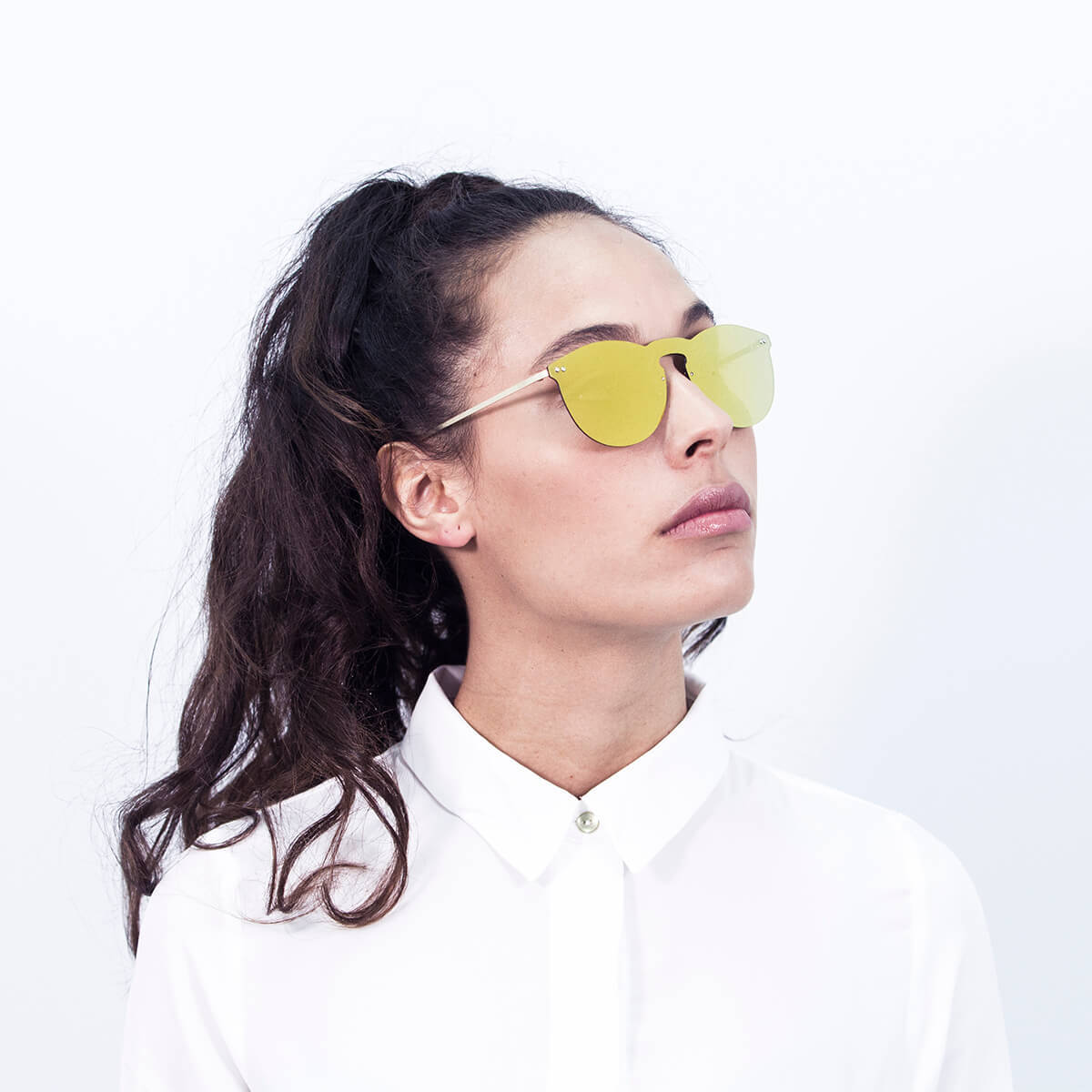 Gafas de sol OCEAN BERLIN - Plana dorado con patillas metálicas doradas