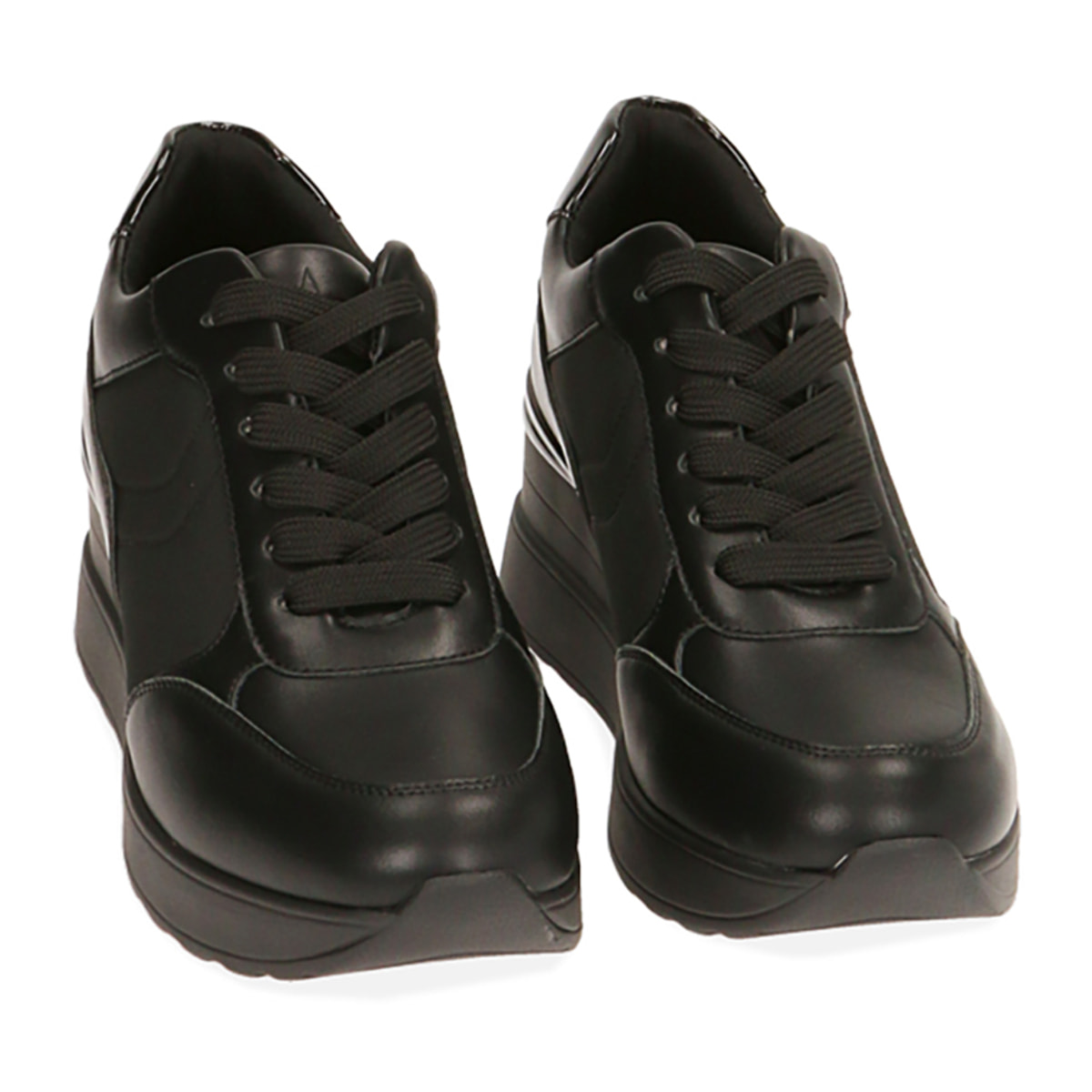 Sneakers nere, zeppa 6 cm