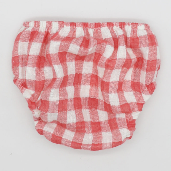 CUBREPAÑAL CUADROS VICHY CORAL