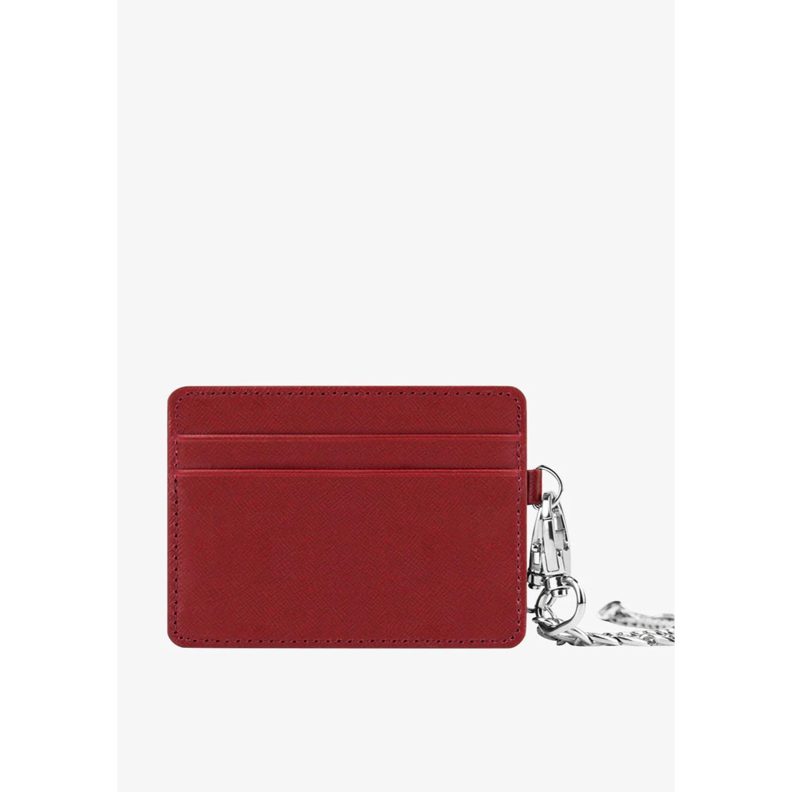 Red Chain Cardholder