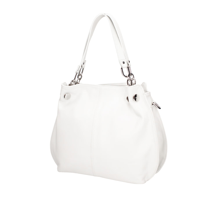 Borsa a mano da donna Made in Italy - Modello Ereba - 100% pelle - 38.0 x 30.0 x 12.0 cm