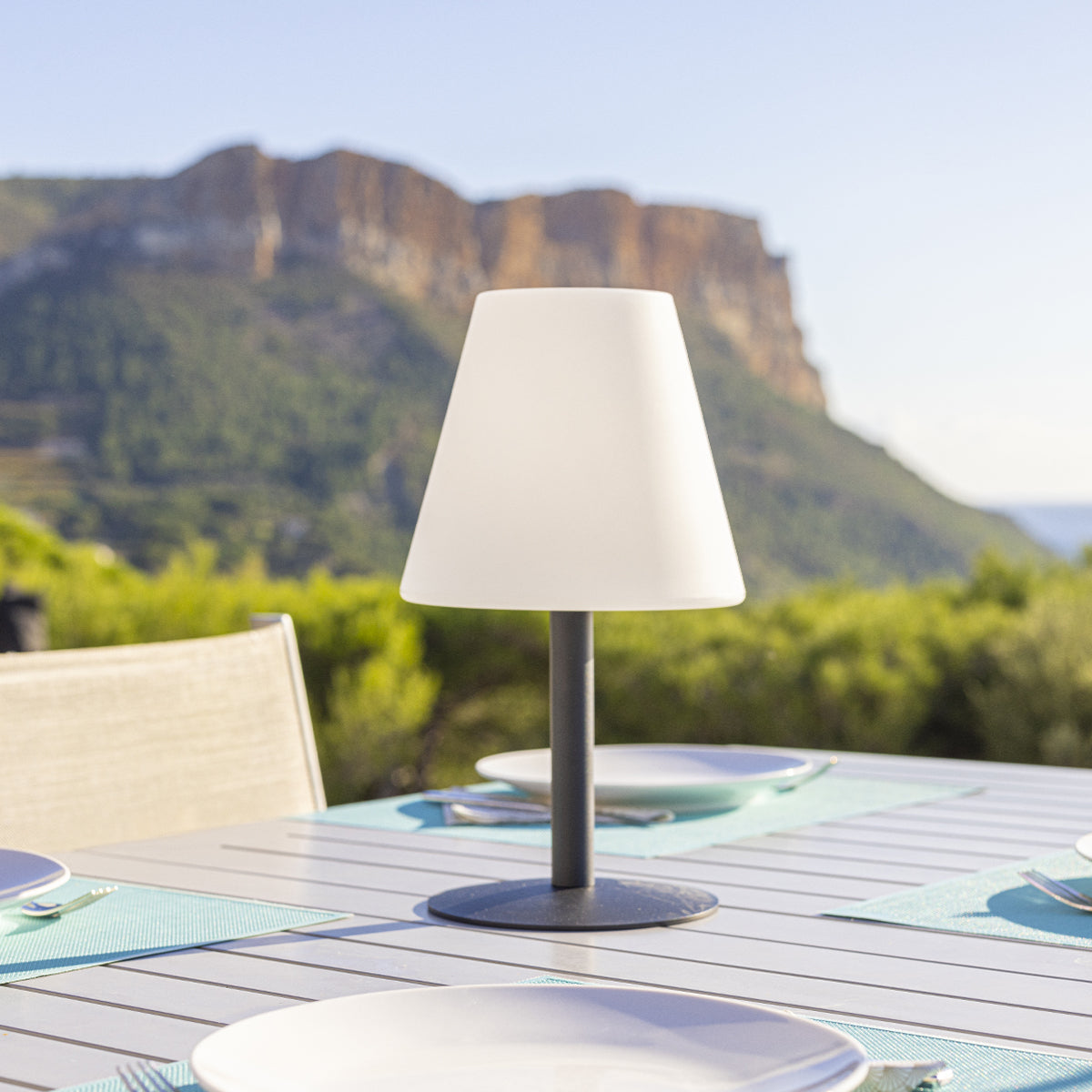 Lampe de table solaire STANDY RGB H36CM