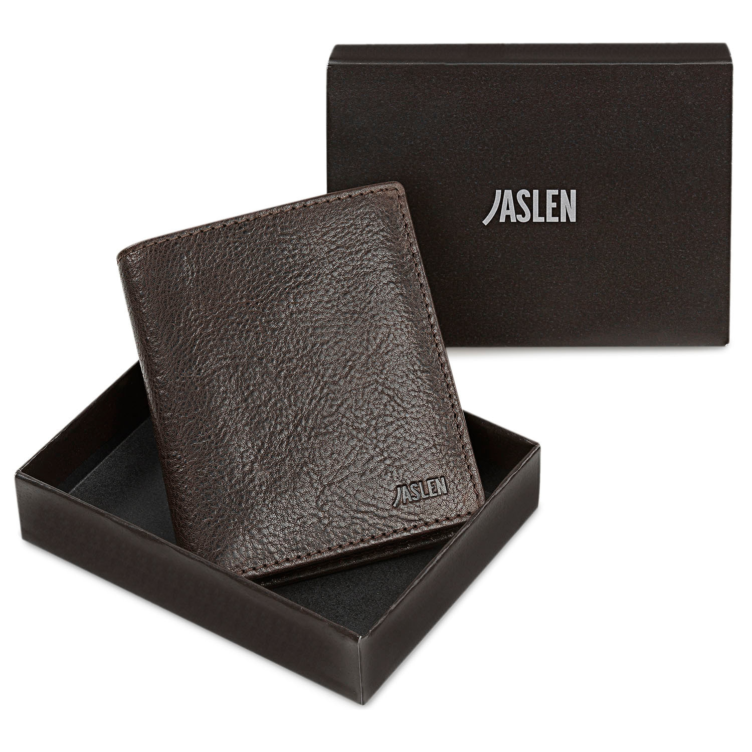Cartera Hombre Piel Jaslen Hannover Marron