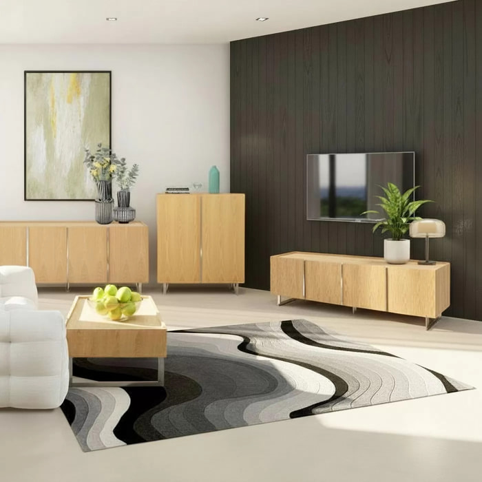 Tapis Aura 240x170cm gris Kare Design