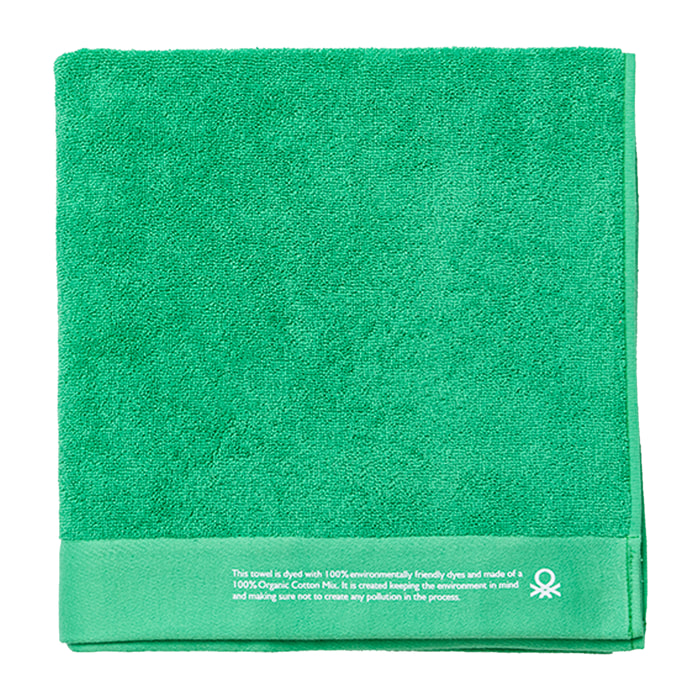 Toalla 70x140 algodón orgánico 450gsm verde benetton