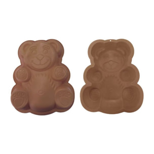 Moule à gâteau en silicone forme Ours, Happy Cake