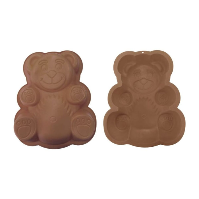 Moule à gâteau en silicone forme Ours, Happy Cake