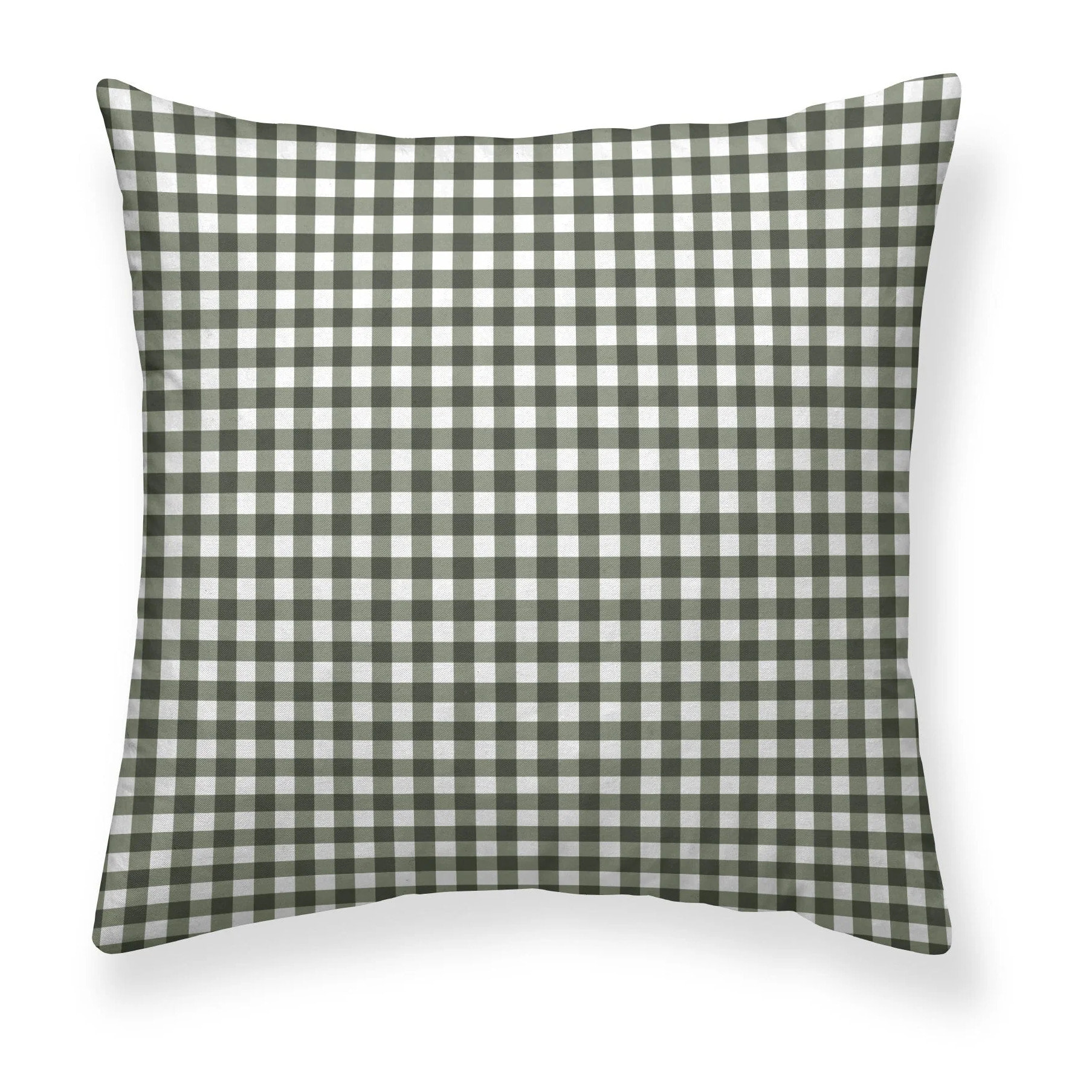 Taie d'oreiller 100% coton Xmas Vichy Vert