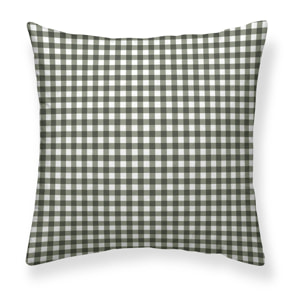 Taie d'oreiller 100% coton Xmas Vichy Vert