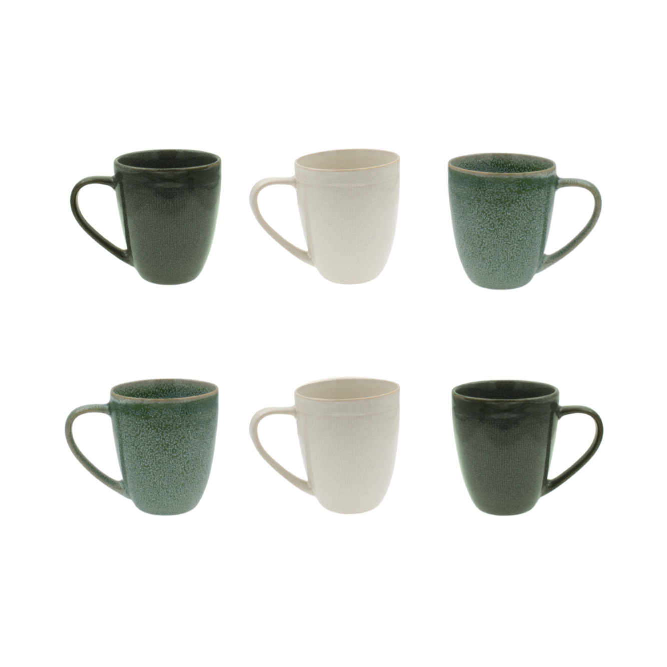 Lot de 6 mugs, MILA
