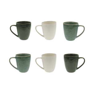 Lot de 6 mugs, MILA