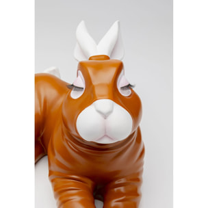Tirelire lapine sexy marron Kare Design