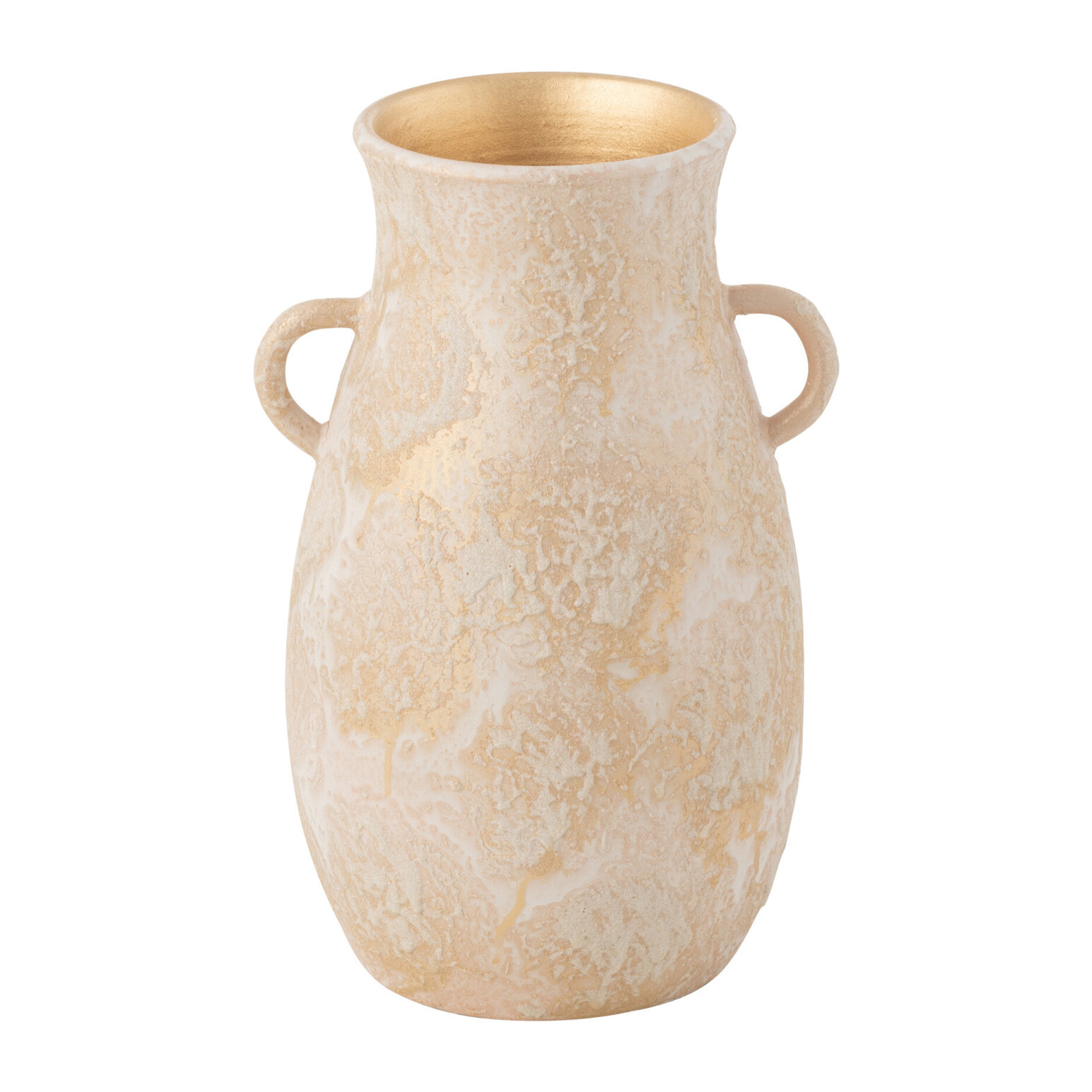 J-Line vase Amphore terra - keramiek - oze/goud - medium