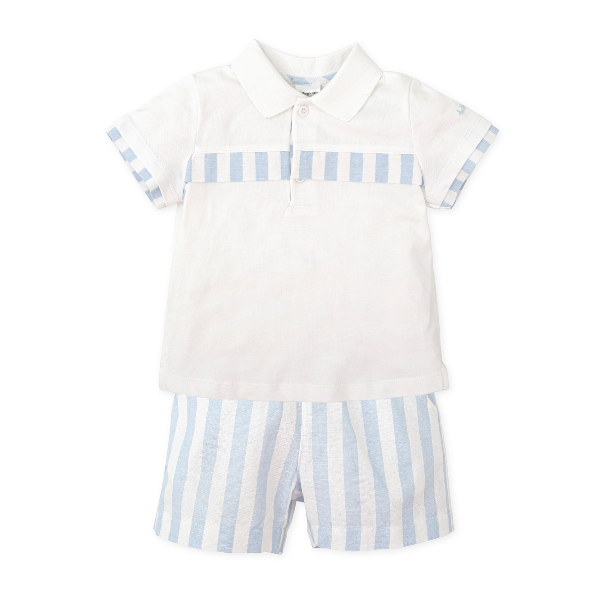Conjunto 2 pzas. - Blanco celeste