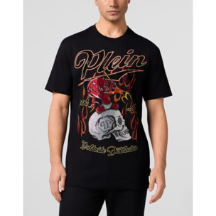 PHILIPP PLEIN Camiseta de cuello redondo y manga corta CRYSTAL