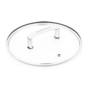 Couvercle 20 cm en verre et en aluminium SIGNATURE