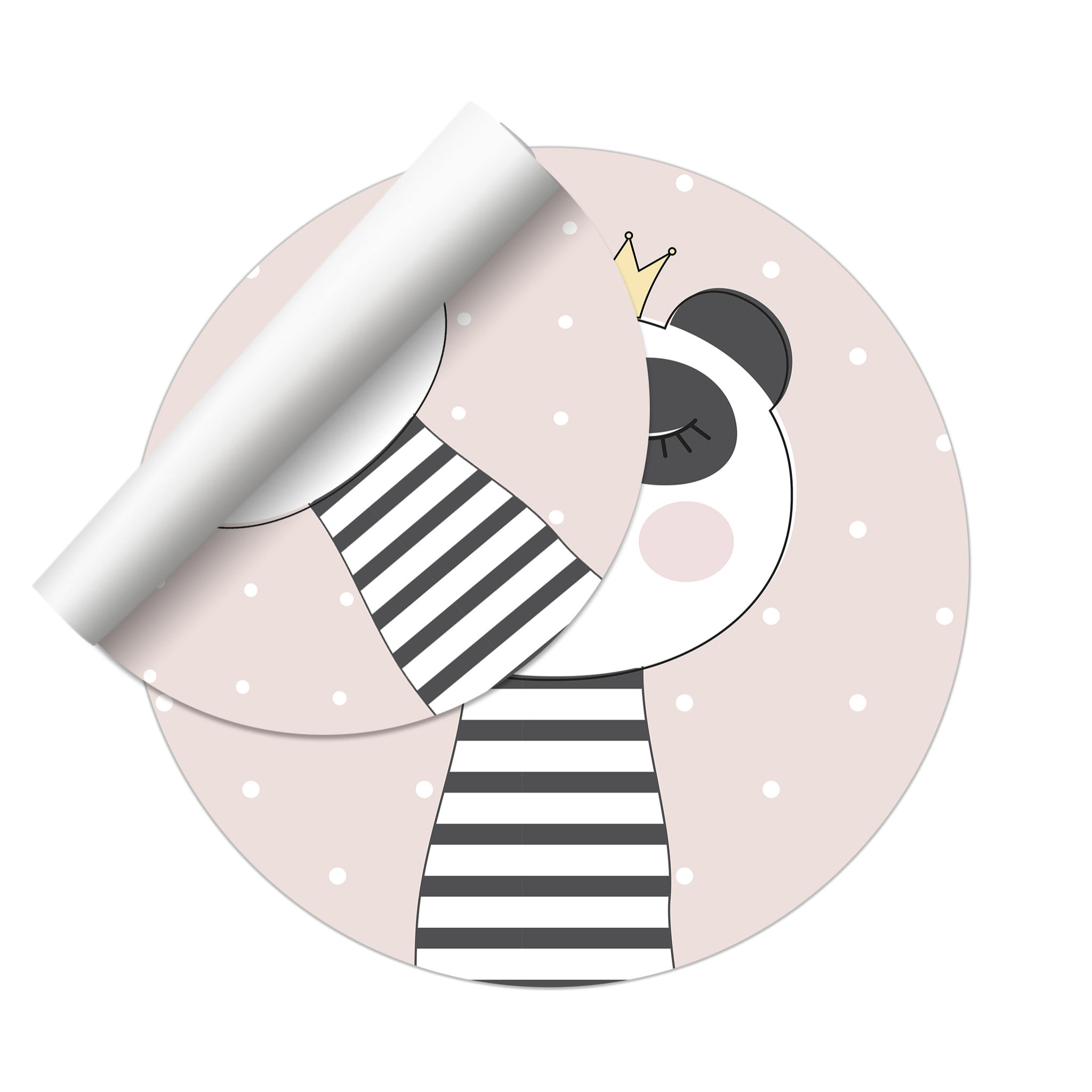 Alfombras vinílicas de Ceramiko - King panda