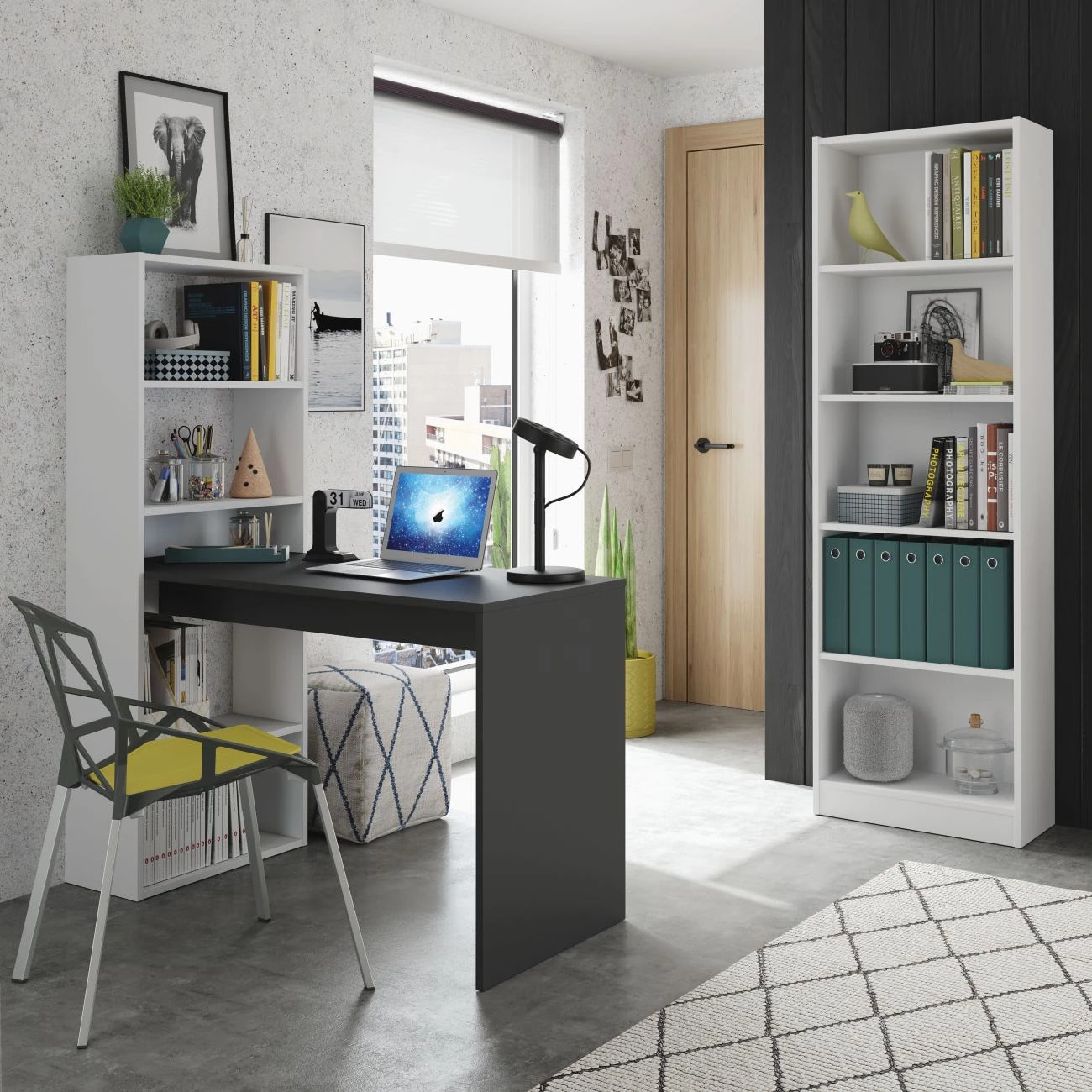 Estantería juvenil Smile Blanco Artik (Blanco Mate)