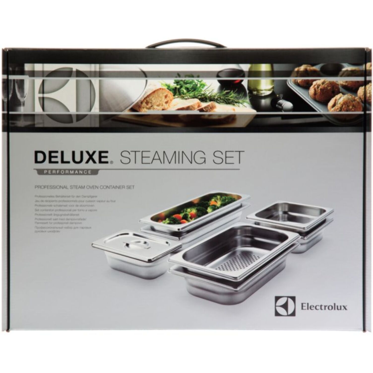 Set ELECTROLUX de cuisson inox pour four vapeur-PKKS8