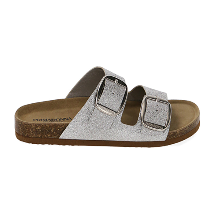 Zapatillas platiadas laminada