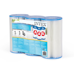 Intex Cartuccia Modello A, 3 pezzi