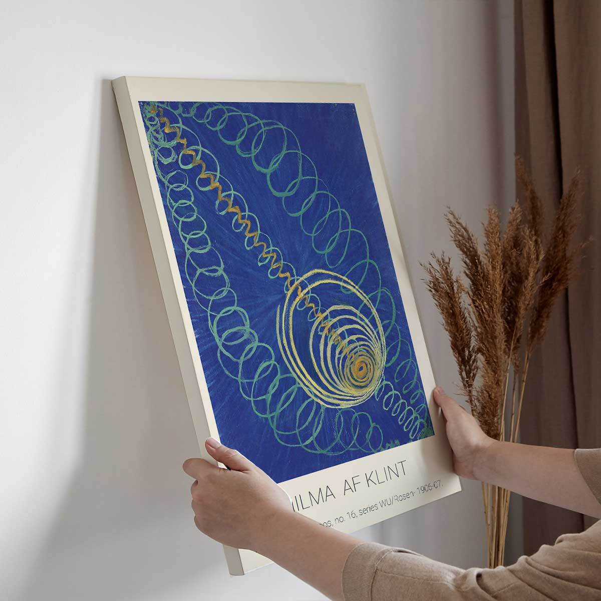Tableau celebre Primordial chaos d'Hilma af klint Toile imprimée