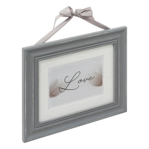 Cadre photo "Ruban" bois 17x12cm