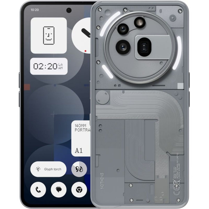Smartphone NOTHING Phone (3a) Pro Gris 256Go