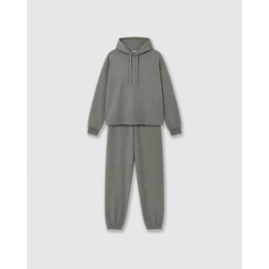 Set sudadera pantalón jogger azul agua