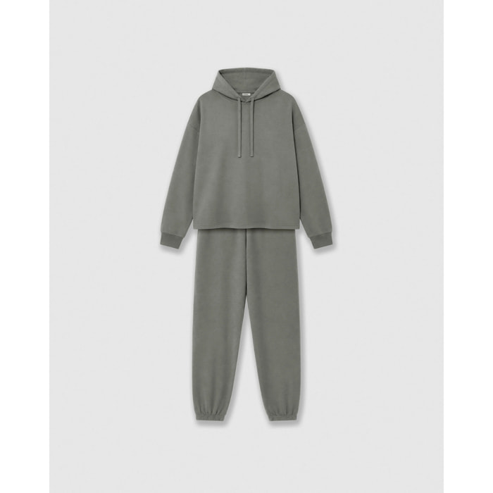 Set sudadera pantalón jogger azul agua