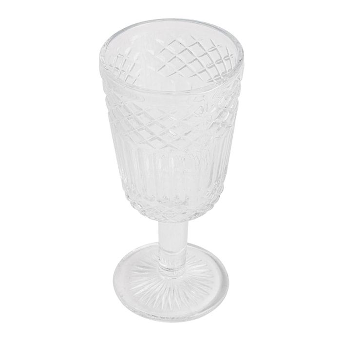Juego de copas de cristal de 300ml Transparente San Ignacio