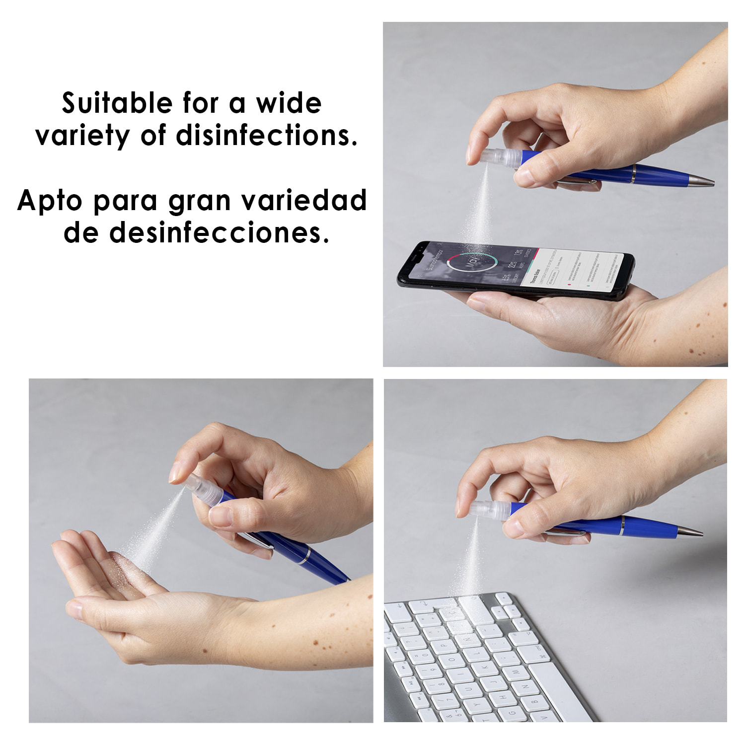 Penna igienizzante Tromix con spruzzatore ricaricabile integrato 3 Ml