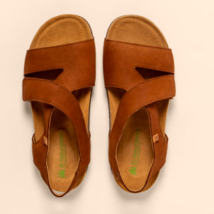 Sandalias N5799 NOBUCK LAVADO CUERO / BALANCE color Cuero
