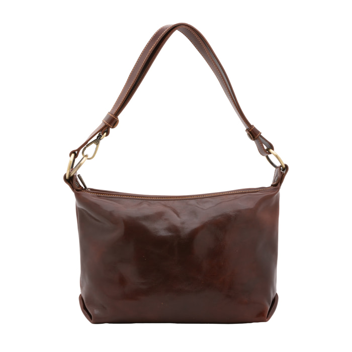 Borsa a spalla  da donna In Vera pelle Made in Italy 38x23x10 cm