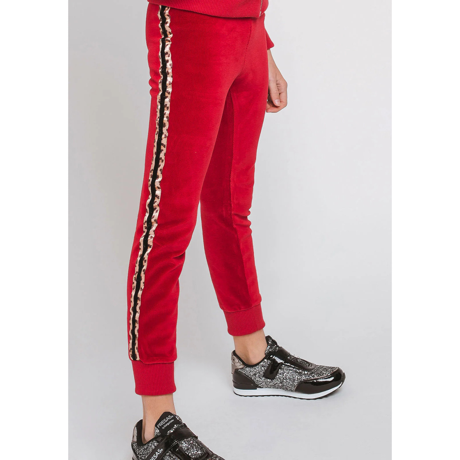 Pantaloni da jogging rossi per ragazze