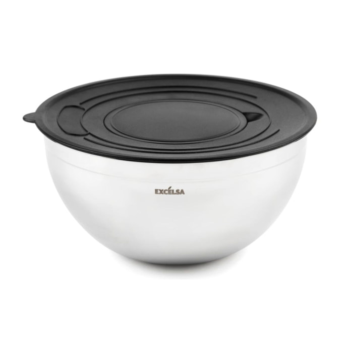 Set de 3 bols Excelsa Elegance, en acier inox, Ø 16, Ø 20 et Ø 24, argenté