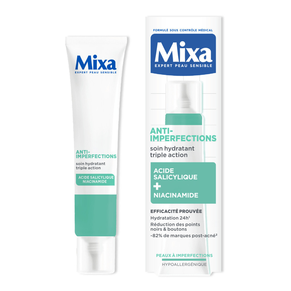Mixa Soin hydratant triple action anti-imperfections 40ml
