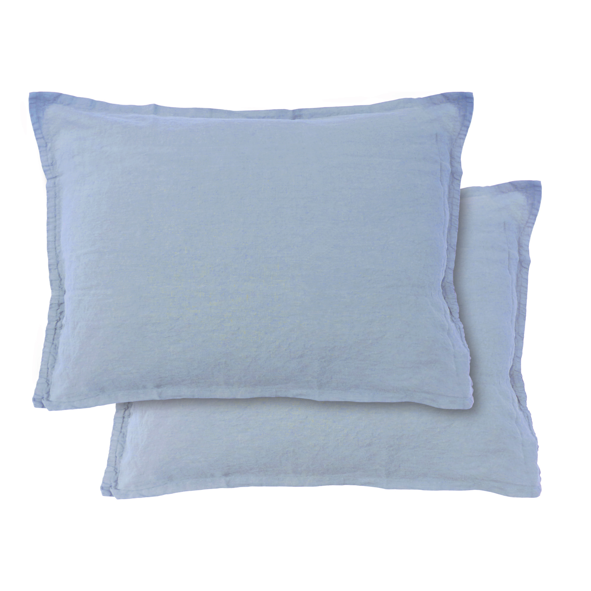 Parure de lit unie en lin Taies rectangulaires, PASSION LIN