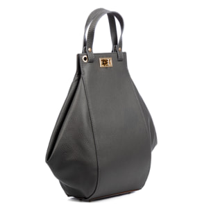 Giusta Borsa a spalla Donna. Pelle autentica Dollaro.