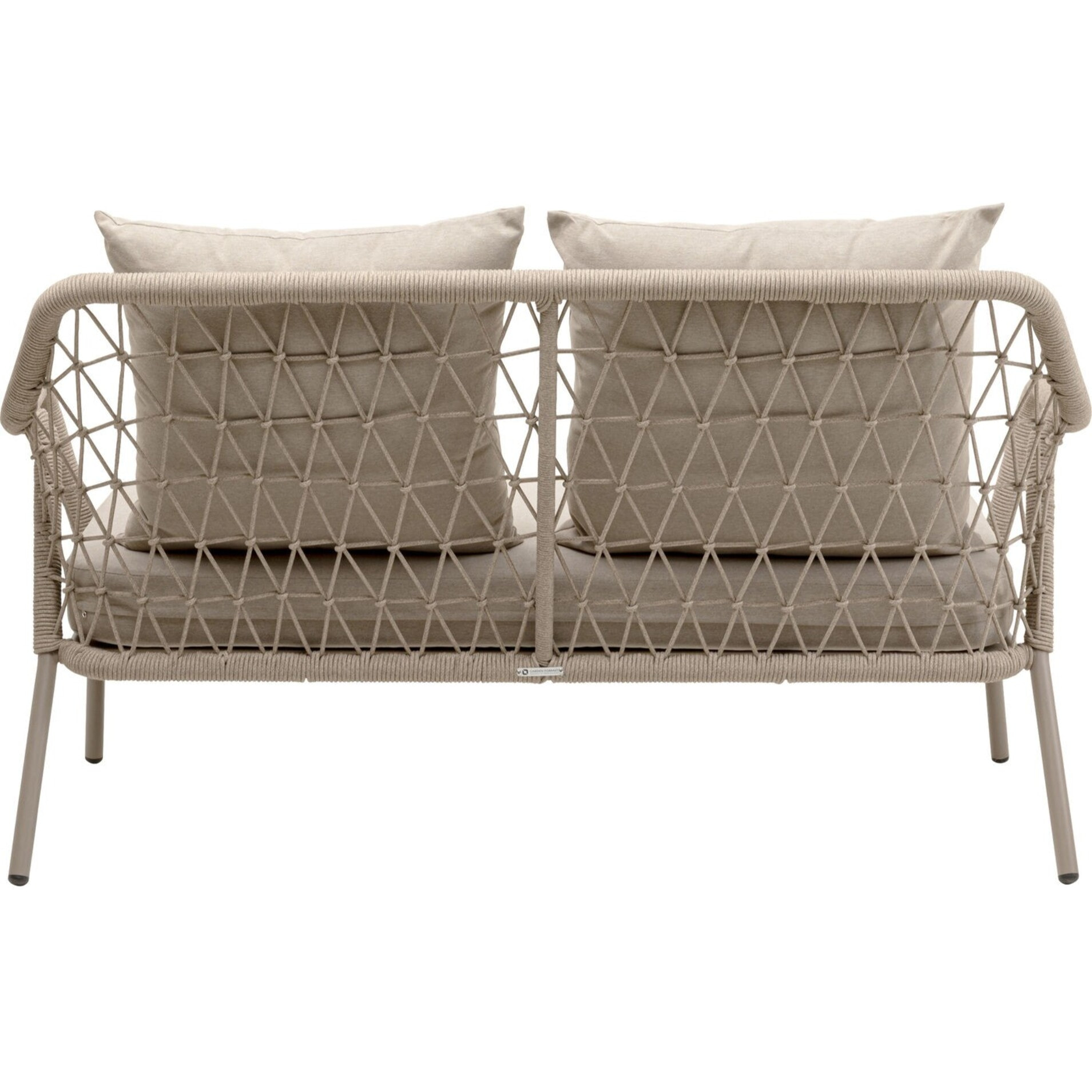 Canapé de jardin Milos 2 places beige Kare Design