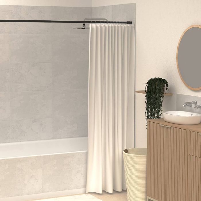 TRINGLE RIDEAU DCH NOIR 200CM