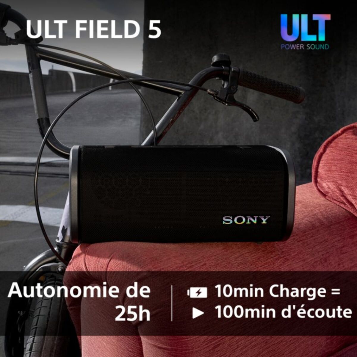 Enceinte portable SONY ULT FIELD 5 Blanc minéral